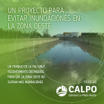UN PROYECTO PARA EVITAR INUNDACIONES EN LA ZONA OESTE