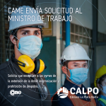 CAME ENVÍA SOLICITUD AL MINISTRO DE TRABAJO