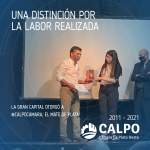 UNA DISTINCIÓN POR LA LABOR REALIZADA