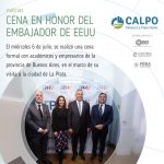CENA EN HONOR DEL EMBAJADOR DE EEUU