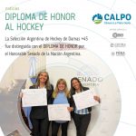 DIPLOMA DE HONOR AL HOCKEY